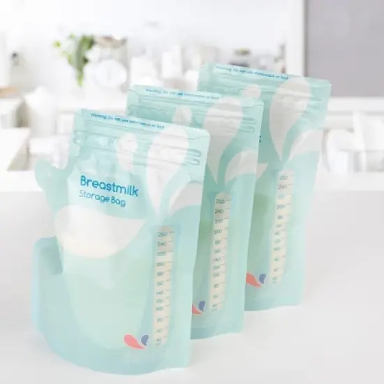 Little Martin's Breast Milk Storage Bags - 60 pcs image {1}