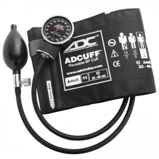 Diagnostix720 Series Adult Cuff Arm Aneroid Sphygmomanometer Unit Black 1 Each image {1}