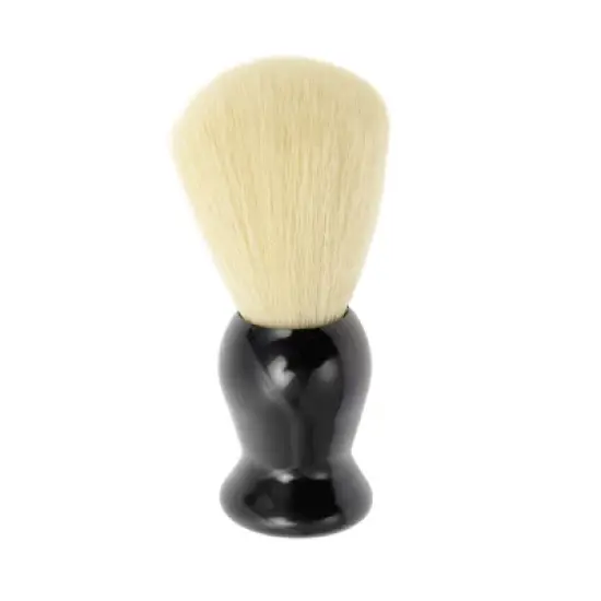 Unique Bargains Convenient Shaving Brush 4.06"x1.38" Black 1 Pc image {5}