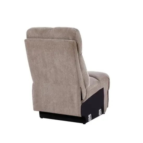 Liyasi OKIN Motor Power Recliner Sofa Multiple Combinations Armless Chair image {2}