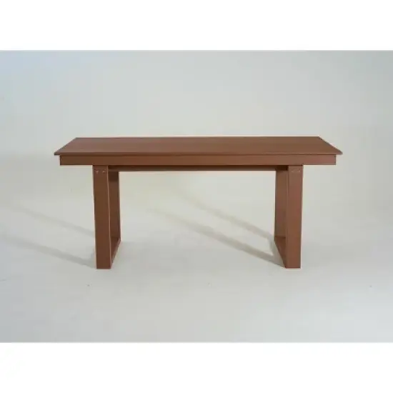 FIONECA 5-Piece HDPE Outdoor Dining Set with Umbrella Hole &uml;C Weather-Resistant Patio Table & 4 Armrest Chairs, Brown image {8}