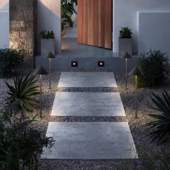 John Timberland Davenport Bronze Scalloped 3 Watt LED Landscape Path Light image {6}