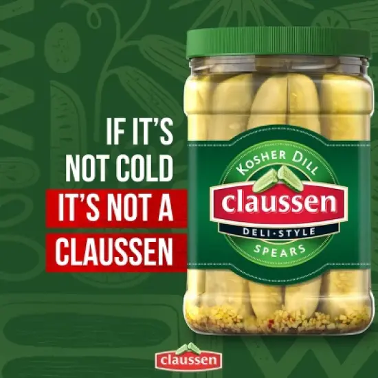 Claussen Kosher Dill Pickle Spears - 64 fl oz image {3}