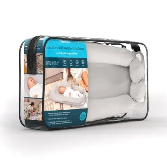 Homedics Baby Lounger Calming Cushion with Soothing Sound, Vibration and Washable Cover image {5}