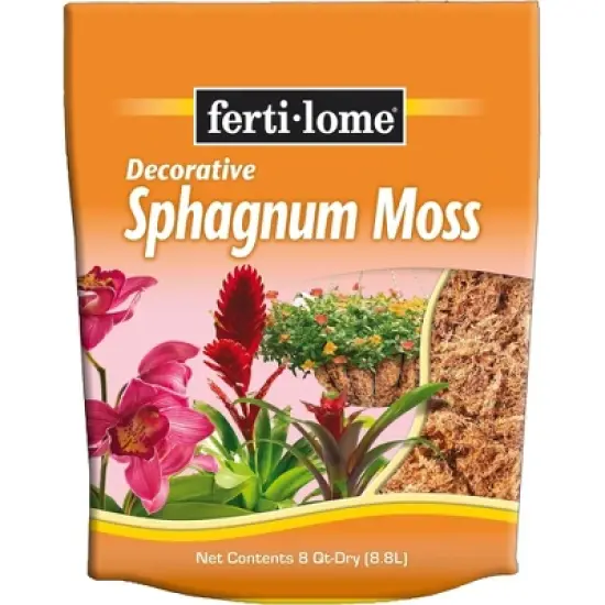 Fertilome Decorative Sphagnum Moss, 8qt image {1}