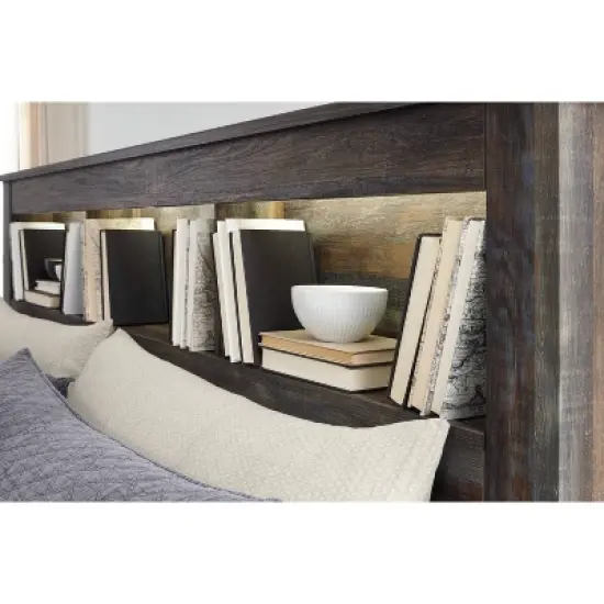 Queen/Full Drystan Bookcase Headboard - Signature Design by Ashley image {3}
