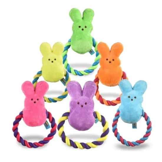 Peeps for Pets Squeaky Rope Dog Toy image {2}