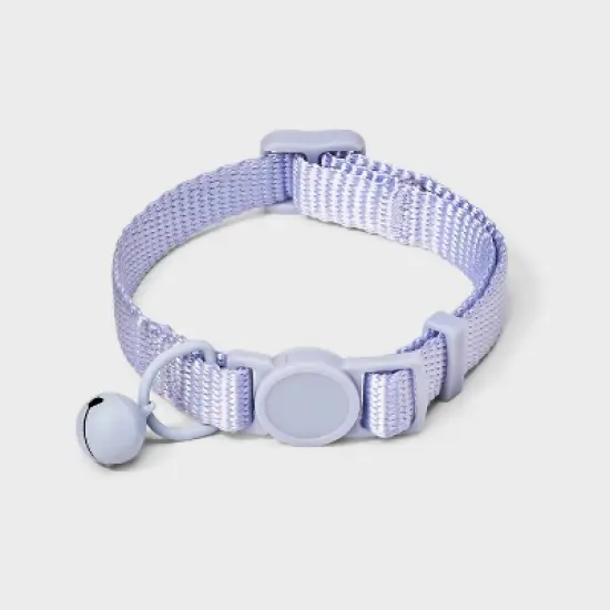 Adjustable Length with Bell Cat Collar - One Size Fits Most - Lilac Purple - Boots & Barkley&trade; image {3}