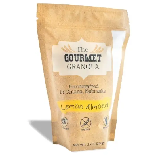 The Gourmet Granola 12 oz Lemon Almond Granola Gluten, Soy, & Dairy Free - Pack of 2 image {1}