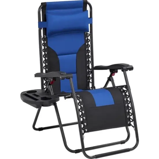 Yaheetech 2pcs 26in Padded Outdoor Zero Gravity Chair image {7}