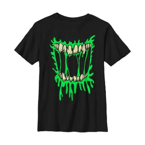 Boy's Lost Gods Halloween Zombie Smile T-Shirt image {3}