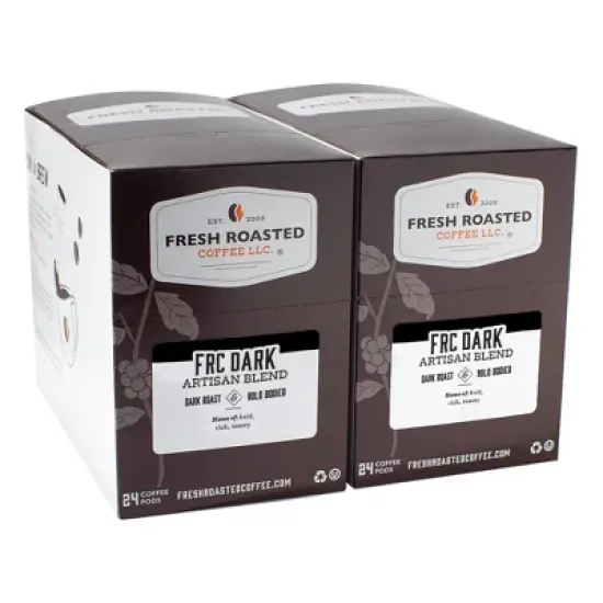 Fresh Roasted Coffee - 48 CT FRC Signature Dark Roast Single Serve Pods image {2}