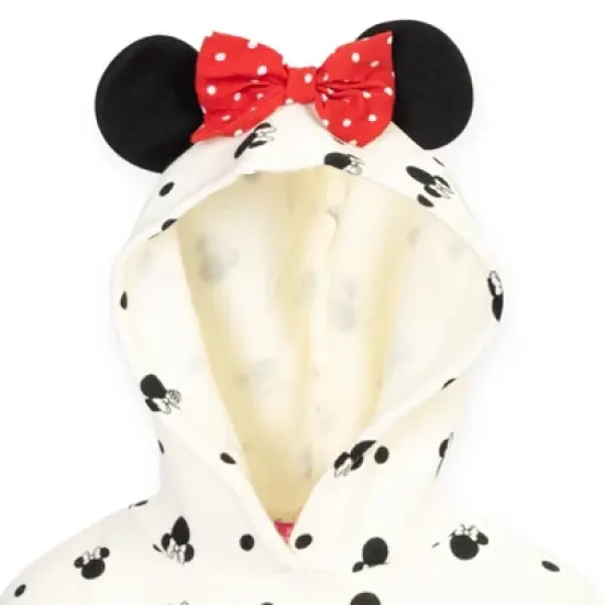 Mickey Mouse & Friends Minnie Mouse Girls Pullover Fleece Hoodie T-Shirt and Leggings 3 Piece Outfit Set Toddler image {5}