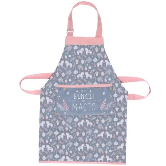 Stephen Joseph Gifts Adult Holiday Apron Unicorn Purple image {3}