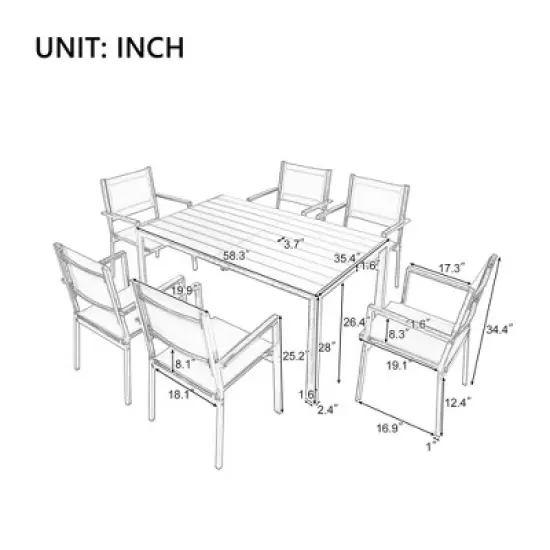High-quality Steel Outdoor Table and Chair Set, Suitable for Patio, Balcony, Backyard image {14}