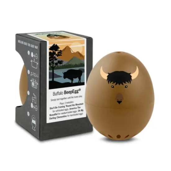 Brainstream Buffalo BeepEgg Singing and Floating Egg Timer for Boiled Eggs image {1}