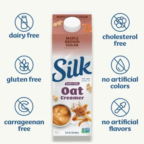 Silk Dairy-Free Oat Creamer image {4}