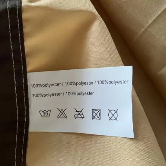 DOMETOUR Universal Canopy Cover Replacement for 12x9 Ft Curved Outdoor Pergola Structure image {3}