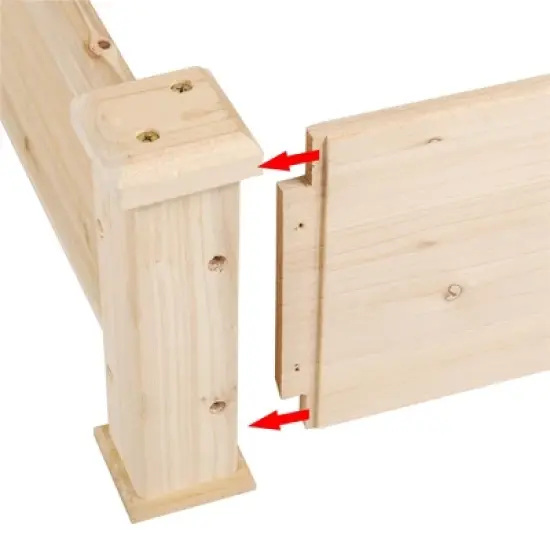 Yaheetech 3 Tier Raised Garden Bed Elevated Flowers Vegetables Planter Wood image {8}