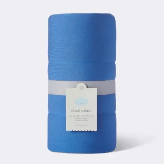 Rayon from Bamboo Quilted Baby Blanket - Blue - Cloud Island&trade; image {3}