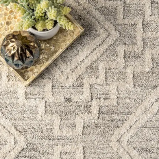 nuLOOM Cameron High Low Textured Moroccan Area Rug image {5}