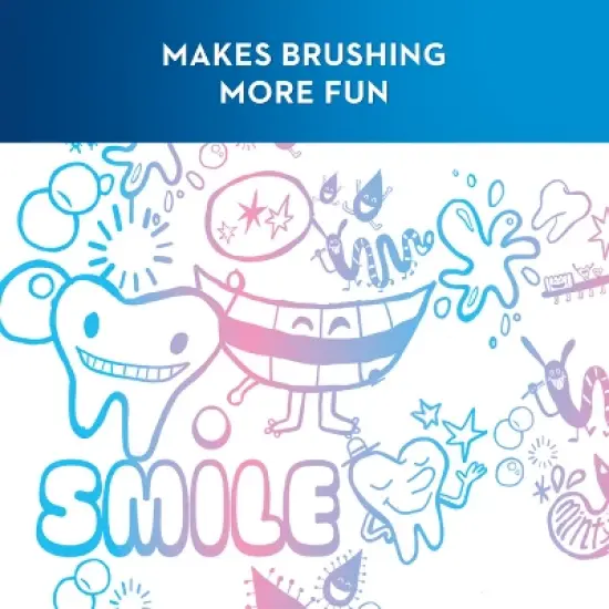Oral-B Kids' Electric Toothbrush with Sensitive Brush Head and Timer image {3}