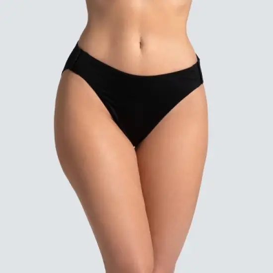 Slick Chicks Women's 2pk Adaptive High-Waisted Briefs - Black/Beige image {4}