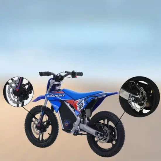 INFURNIC Bicycles, 14 Inch for 4-8 Year Old Children Off-road Racing, Safe Disc Brakes, Blue, 44.1"*22.8"*26.6" image {3}