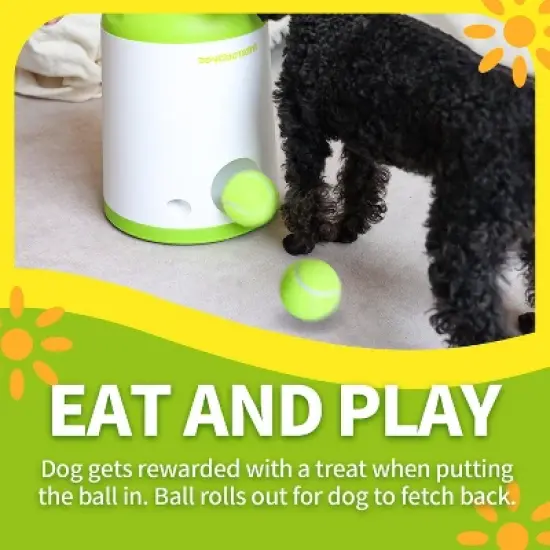 Allforpaws Interactive Dog Toy Fetch-N-Treat Dog Toy for Traning/Enrichment image {5}