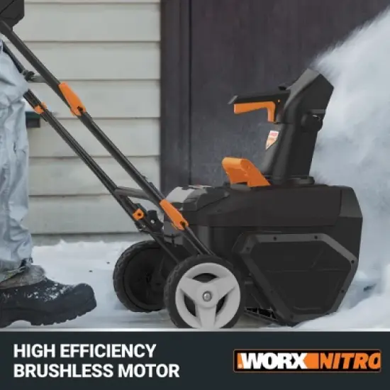 Worx WG471 40V Power Share 20" Cordless Snow Blower with Brushless Motor image {3}