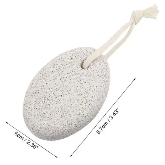 Unique Bargains Foot File Exfoliating Scrub Stone Pedicure Scrubber Natural Pumice Stone Foot Care 2 Pcs image {3}