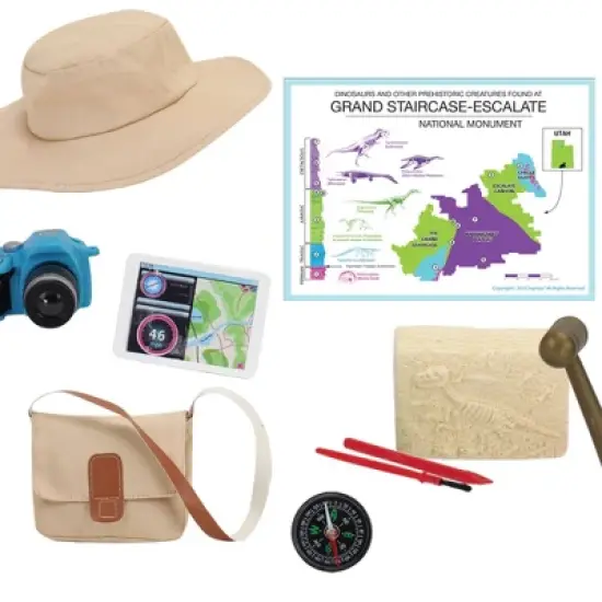 Sophia's by Teamson Kids Smithsonian Paleontologist Set for 18" Dolls image {4}