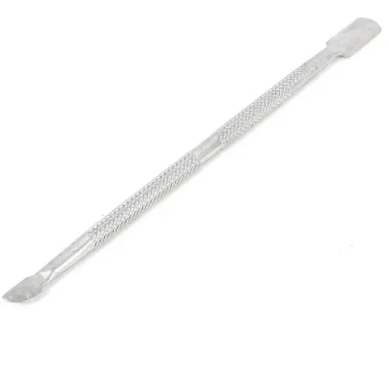 Unique Bargains Stainless Steel Cosmetic Tool Manicure Cuticle Remover Cuticle Pusher 1 Pc image {3}