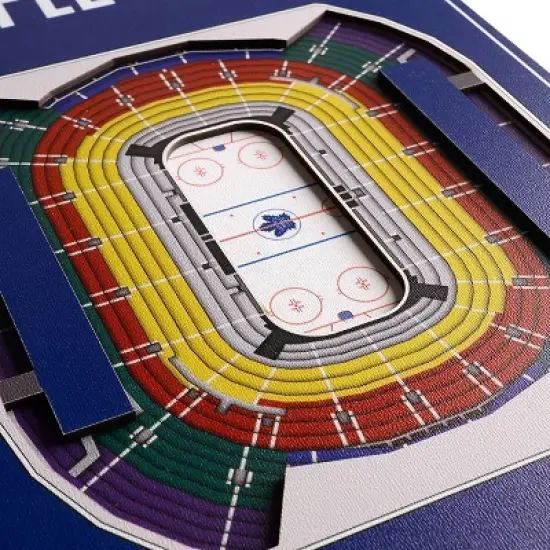 8" x 32" NHL Toronto Maple Leafs 3D Stadium Banner image {2}