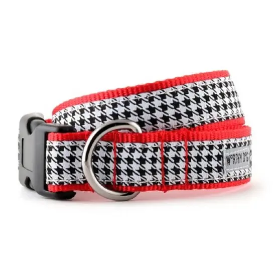 The Worthy Dog Houndstooth Dog Collar image {1}