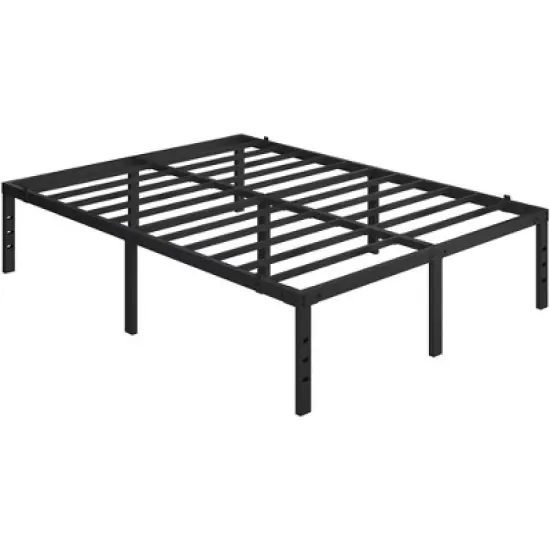 Yaheetech Metal Platform Bed Frame with Heavy Duty Steel Slat Support and Underbed Storage Space image {1}