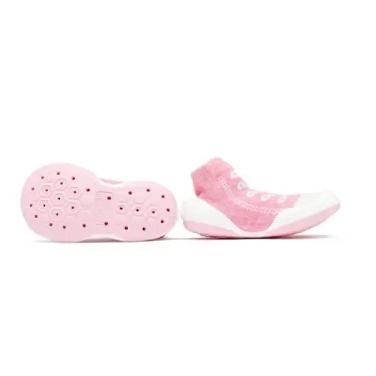 Komuello Toddler First Walk Sock Shoes - Sneakers Pink image {2}