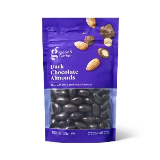 Dark Chocolate Almonds - 13oz - Good & Gather&trade; image {4}
