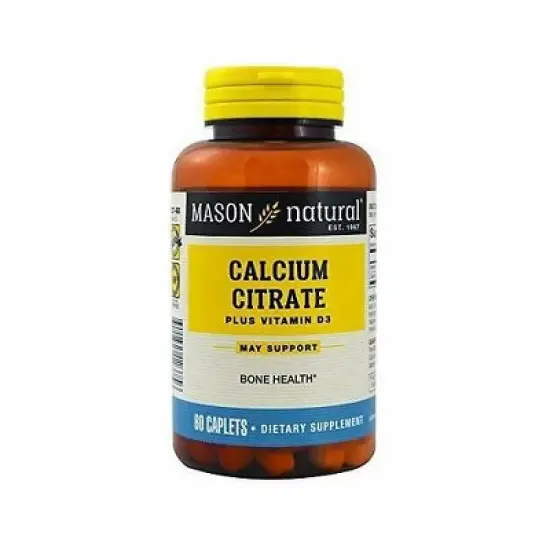 Mason Natural Calcium Citrate With Vitamin D3, Caplets image {4}