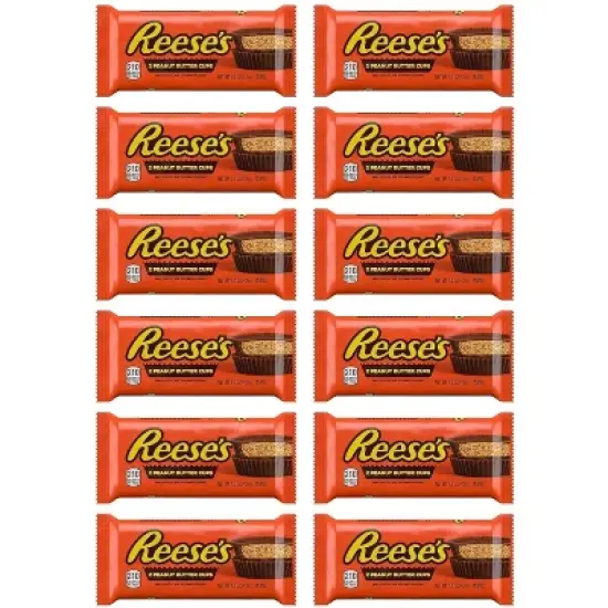 Reese's Peanut Butter Cup 12/16/24/36 Pack Full Size Milk Chocolate Candy Pack 1.5oz Bulk Packaging image {6}