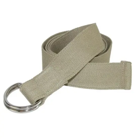 CTM Canvas Web Belt with D Ring Buckle image {6}