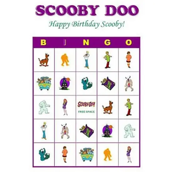 Aquarius Puzzles Scooby-Doo Family Bingo Game | For 2+ Players image {2}