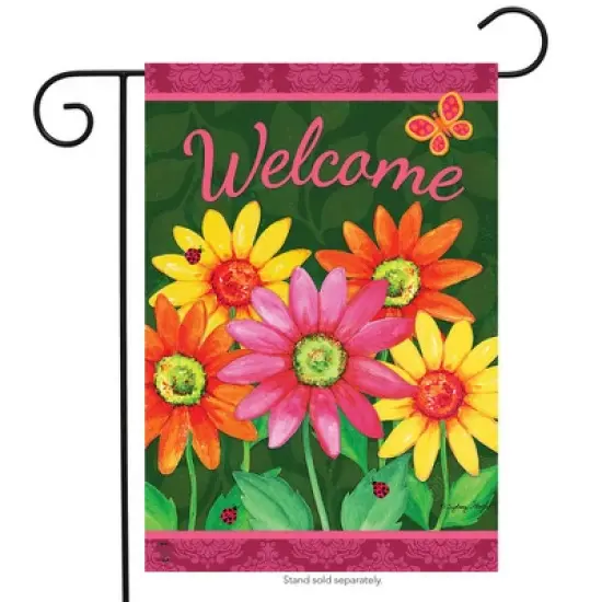 Briarwood Lane Garden Flag 18x12.5 For Outdoor Welcome Daisies Spring Garden Flag Flag For Spring Garden Flag Flags For Outside image {1}