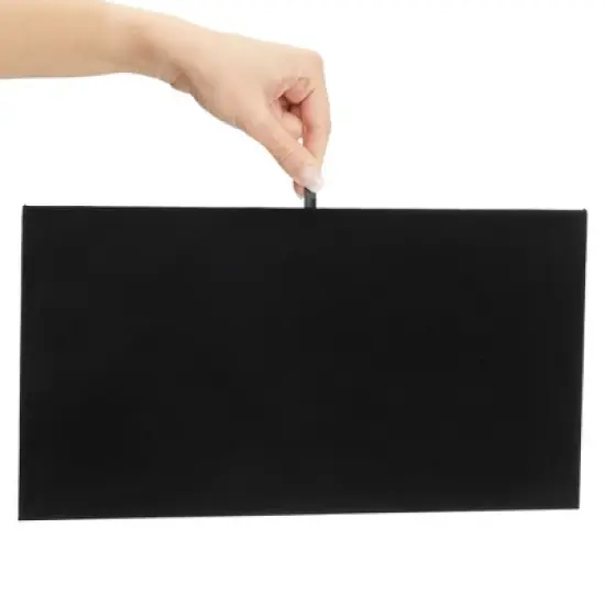 Juvale 6 Pack Velvet Jewelry Display Tray for Selling and Displaying Necklaces, Earrings, Jewels, Bracelets, Anklets, Rings, Gemstones, Chains, 14 in image {2}