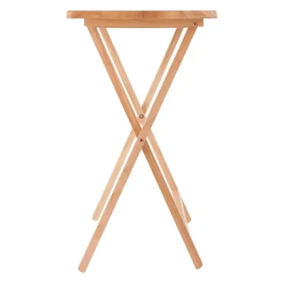 4pc Alex Snack Table Set Natural - Winsome image {7}