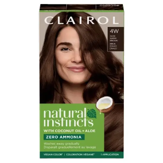 Natural Instincts Clairol Demi-Permanent Hair Color Cream Kit - Brown image {10}