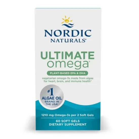Nordic Naturals Ultimate Omega Plant Capsules - Based - Unflavored - 60ct image {9}