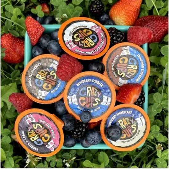Berries And Cream Flavored Coffee Pods image {1}