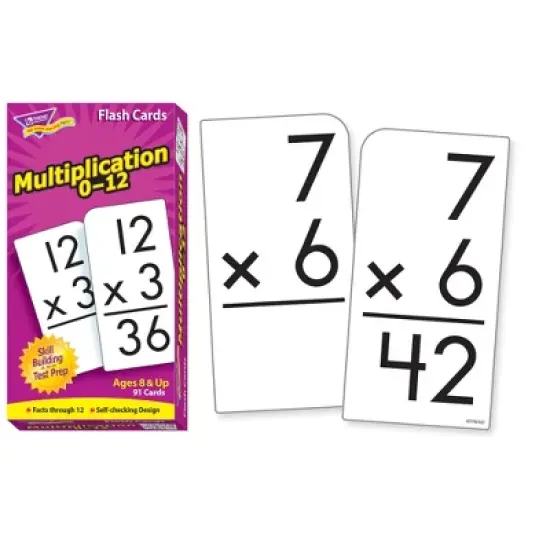 TREND Multiplication 0-12 Skill Drill Flash Cards image {1}