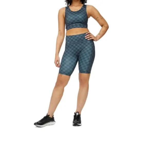 TomboyX Bike Shorts, High Waist 9" Workout Compression With Pockets For Women image {15}